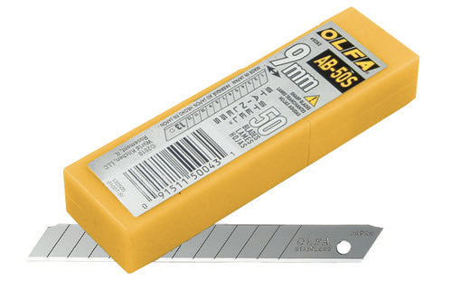OLFA STAINLESS STEEL BLADES 13 POINT (50 PACK)